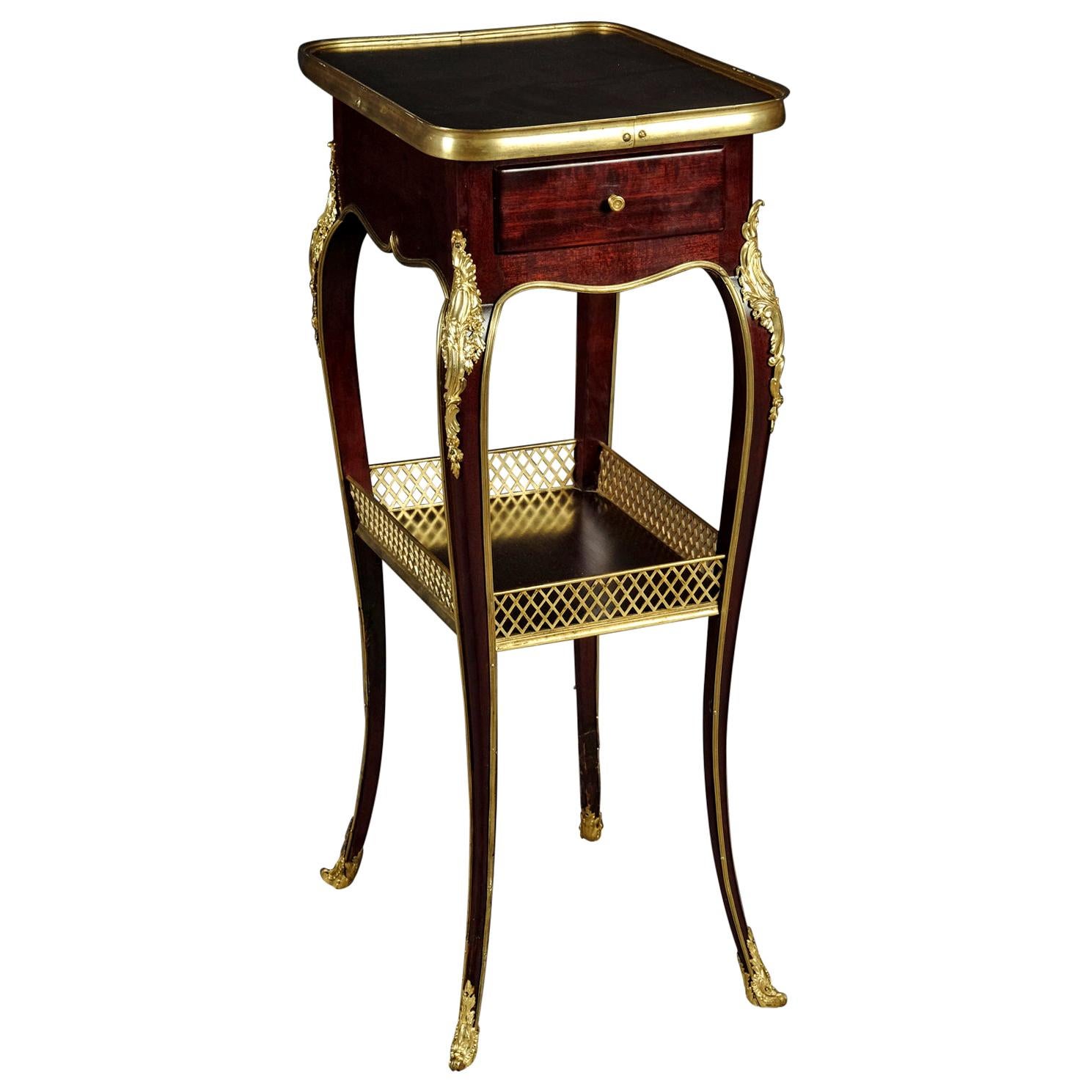19th Century Napoleon III Henry Dasson Side Table For Sale