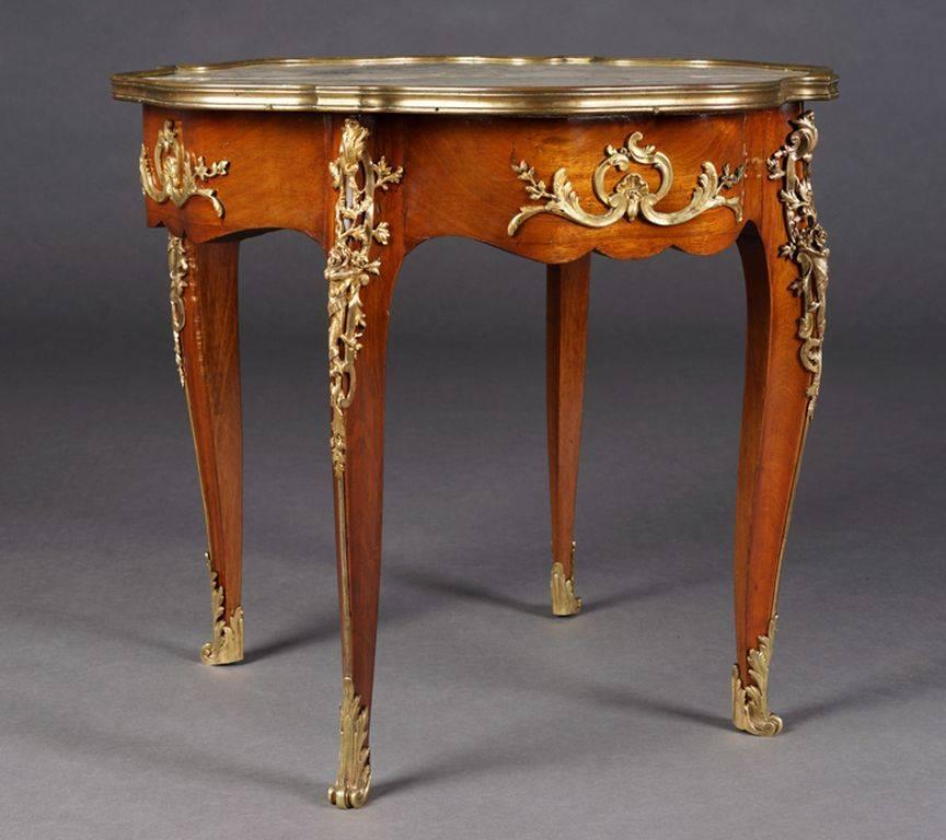 French 19th Century Napoleon III in the Louis Quinze Style Side Table For Sale