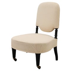19th century Napoleon III low chair, France