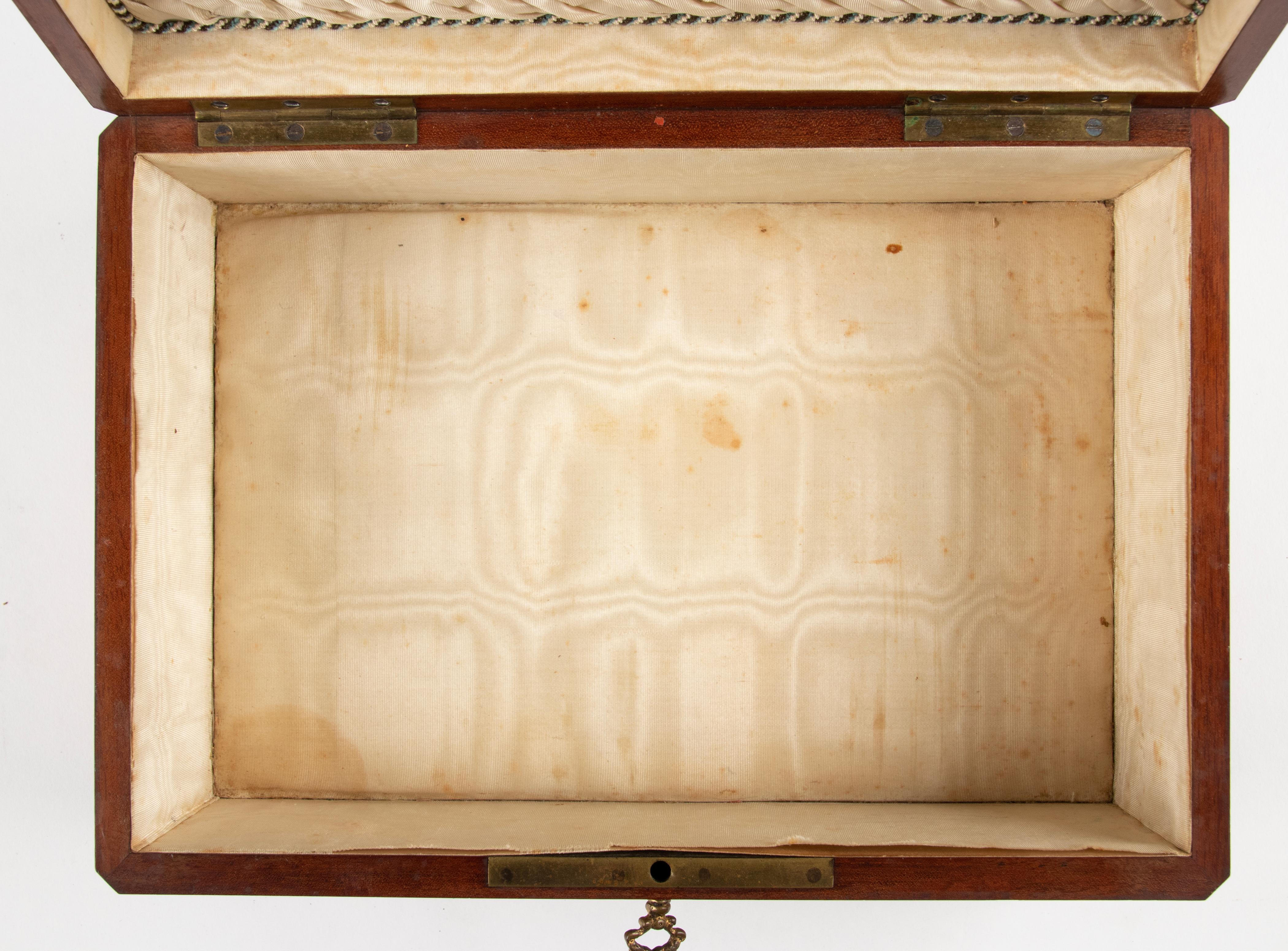 19th Century Napoleon III Marquetry Storage Box 6