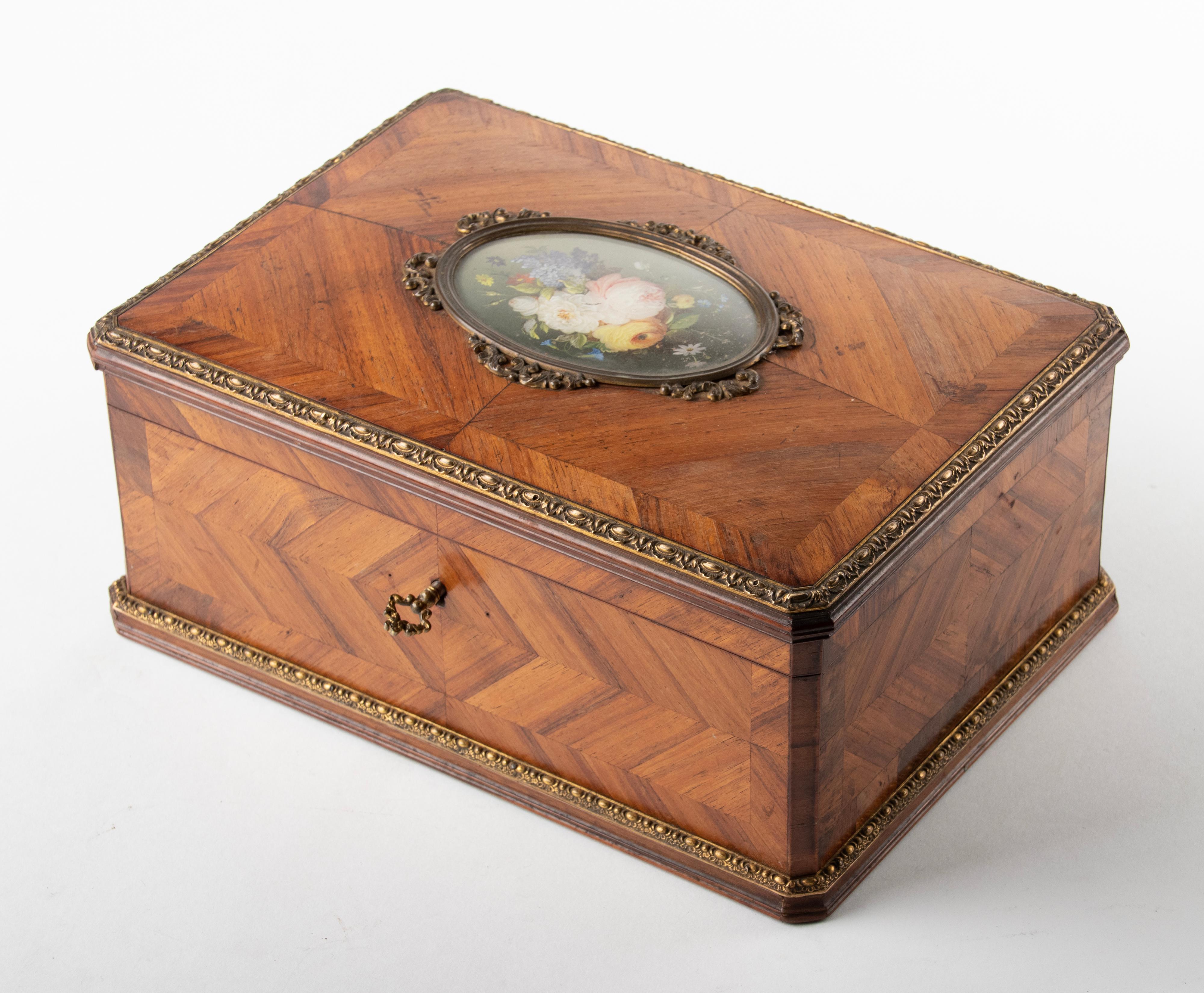 Late 19th Century 19th Century Napoleon III Marquetry Storage Box