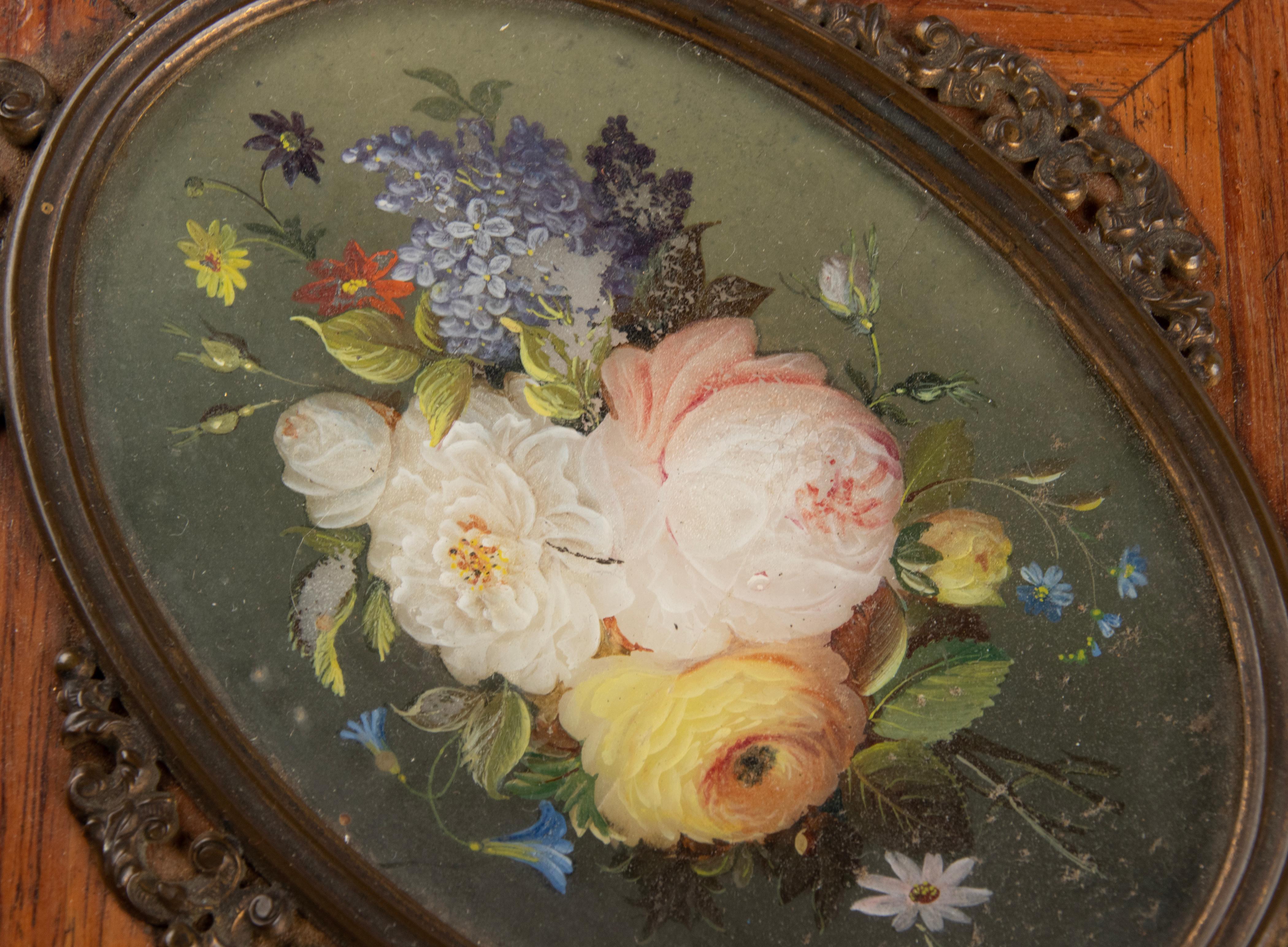 Bronze 19th Century Napoleon III Marquetry Storage Box