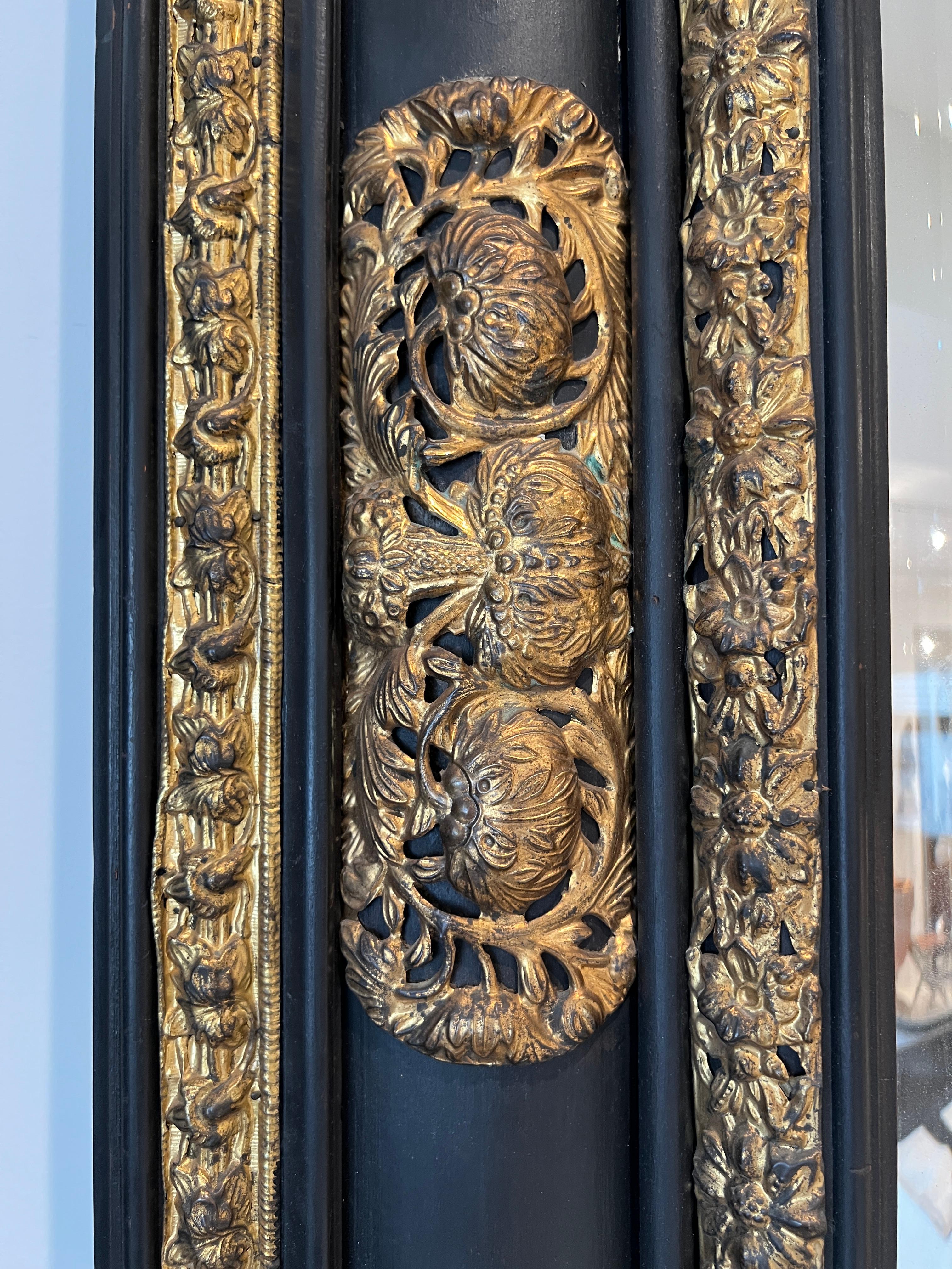 19th Century Napoleon III Mirror In Fair Condition For Sale In New Orleans, LA