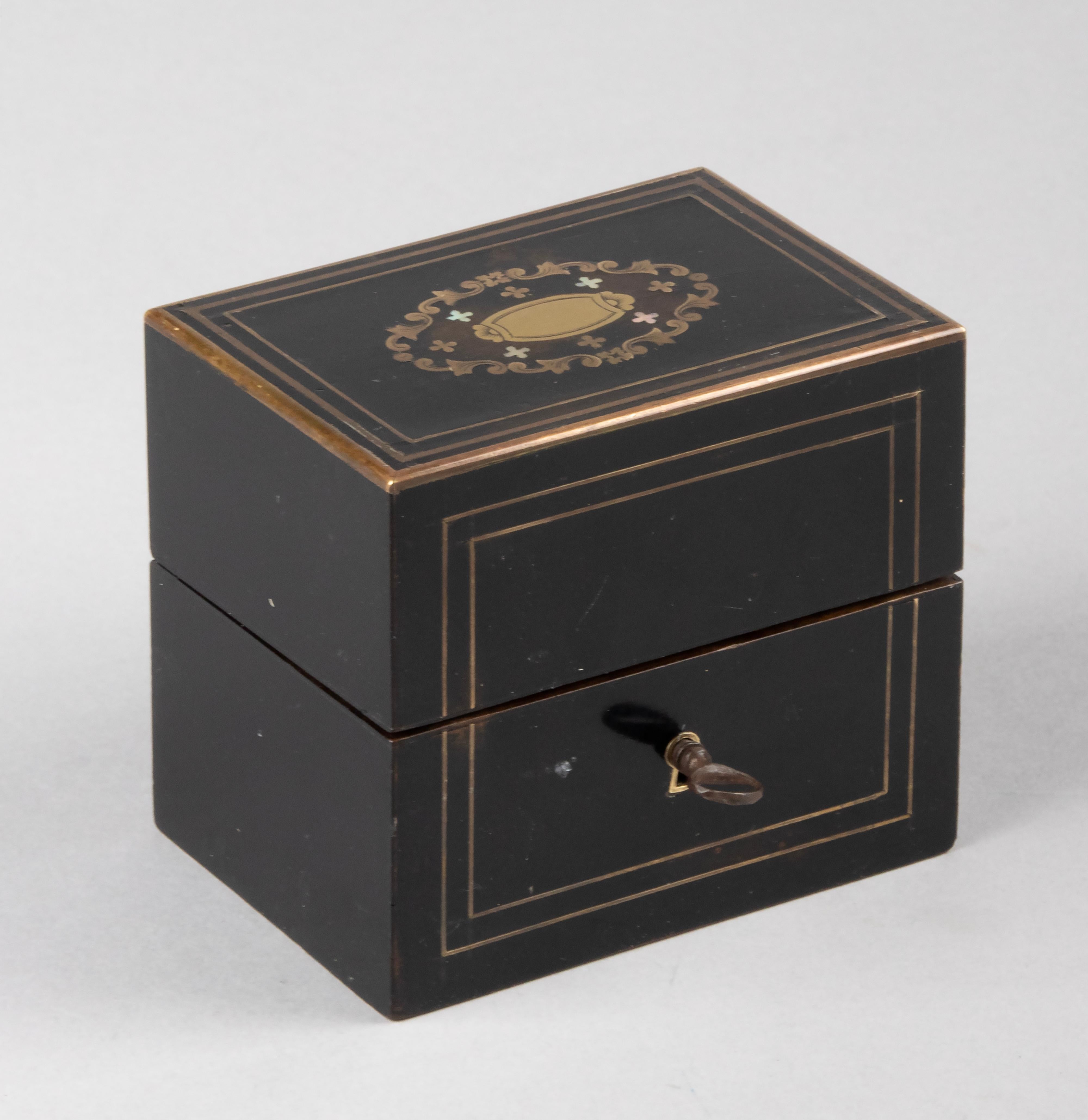 French 19th Century Napoleon III Perfume Bottle Box