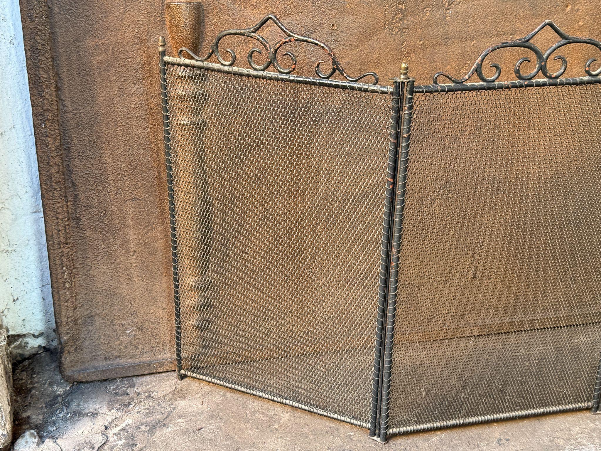 Paravento per caminetto del XIX secolo in stile Napoleone III In condizioni buone in vendita a Soest, NL
