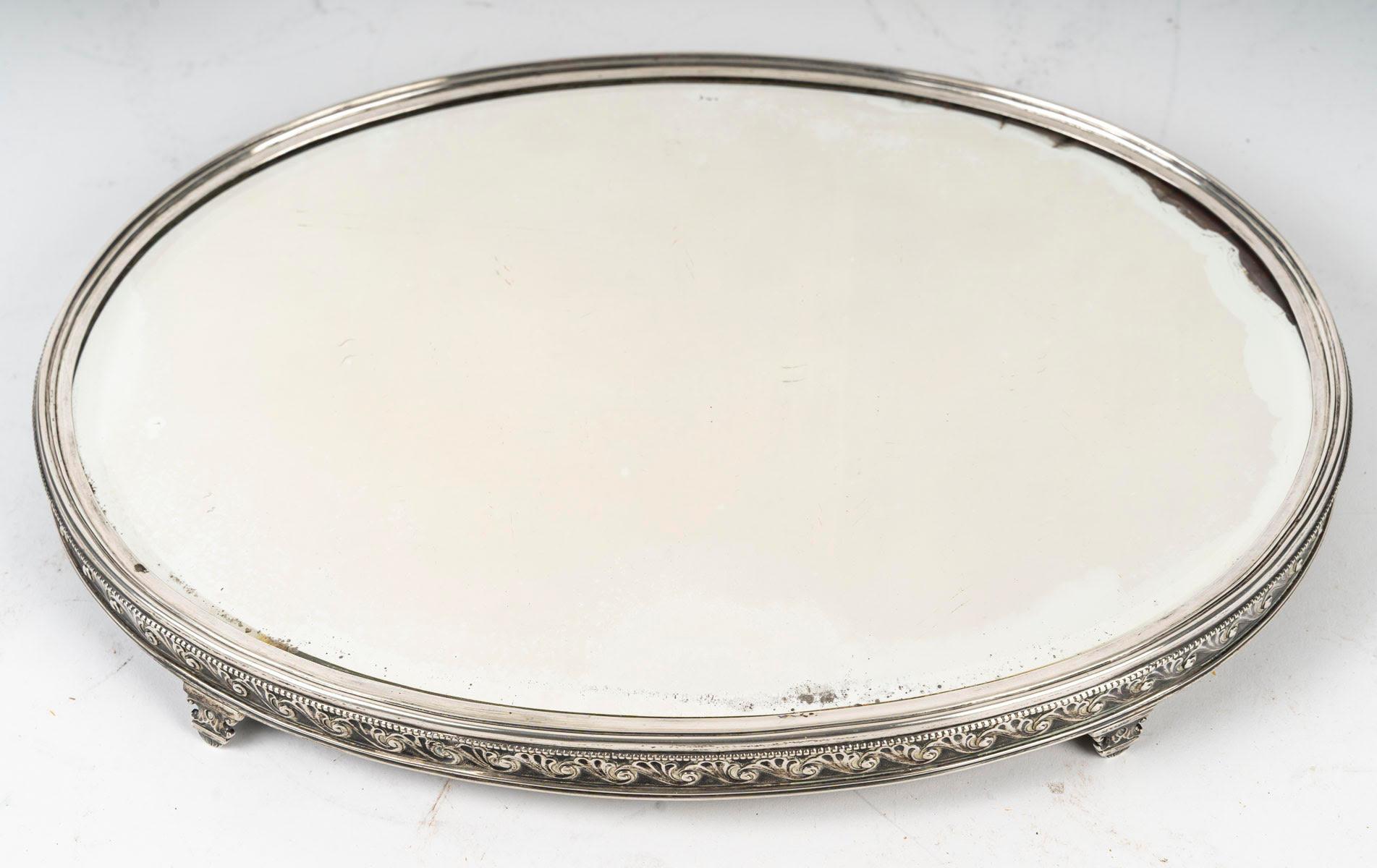 Service à thé en argent massif d'époque Napoléon III, 19e siècle. en vente 5