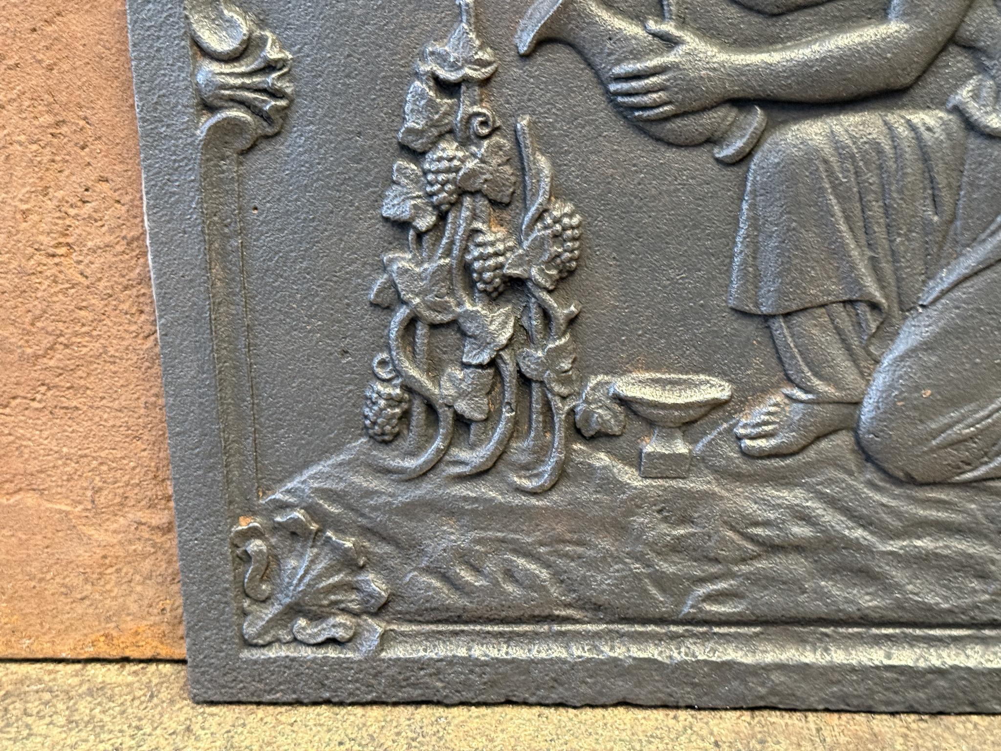 19th Century Napoleon III Period 'Viticulture' Fireback / Backsplash For Sale 6