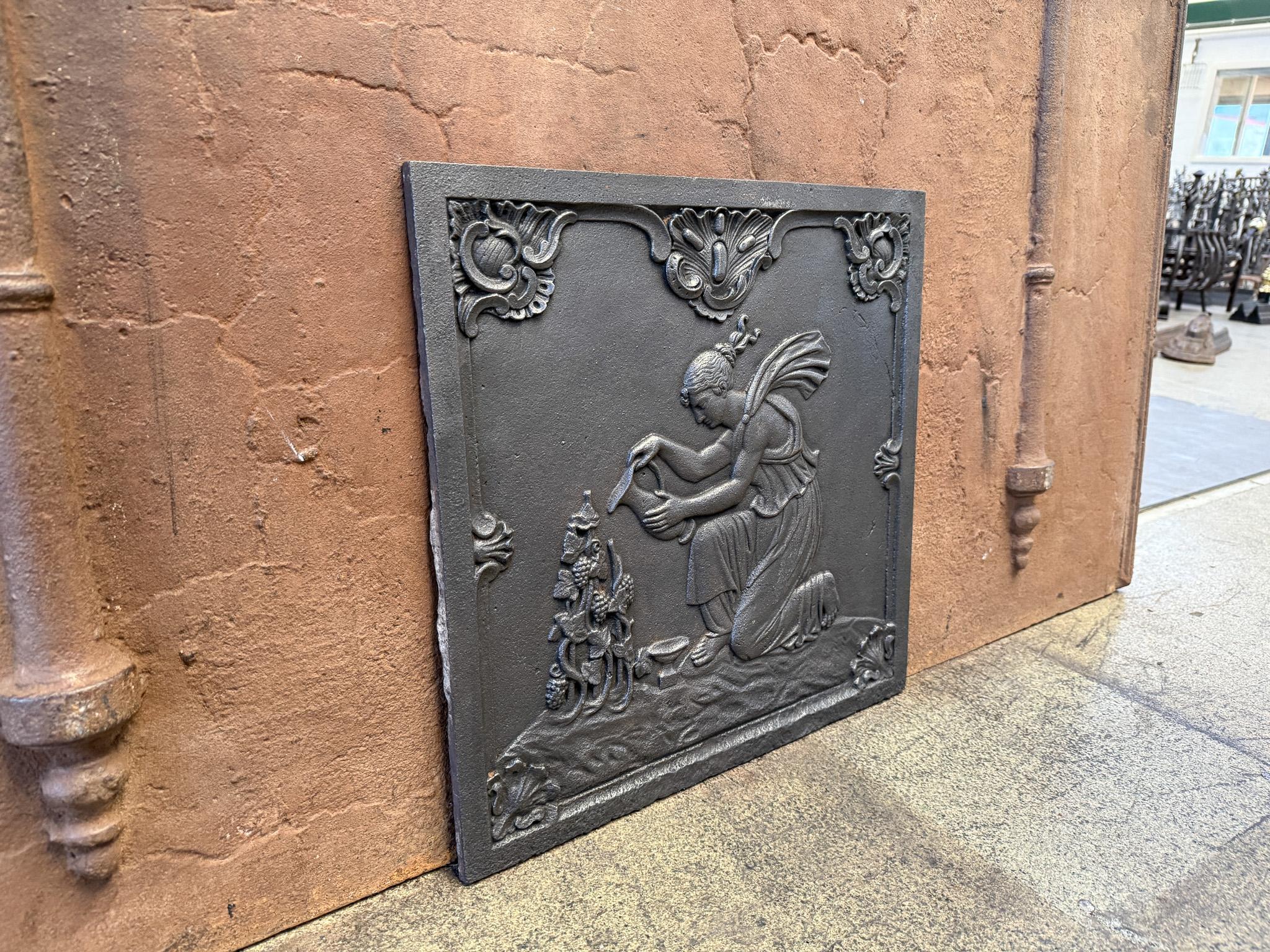 19th Century Napoleon III Period 'Viticulture' Fireback / Backsplash For Sale 8
