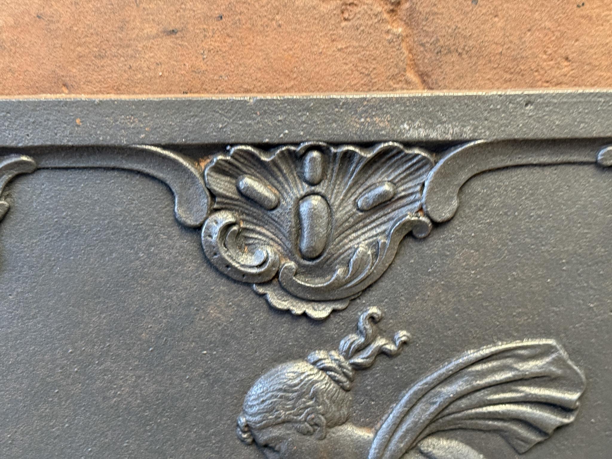 19th Century Napoleon III Period 'Viticulture' Fireback / Backsplash For Sale 1