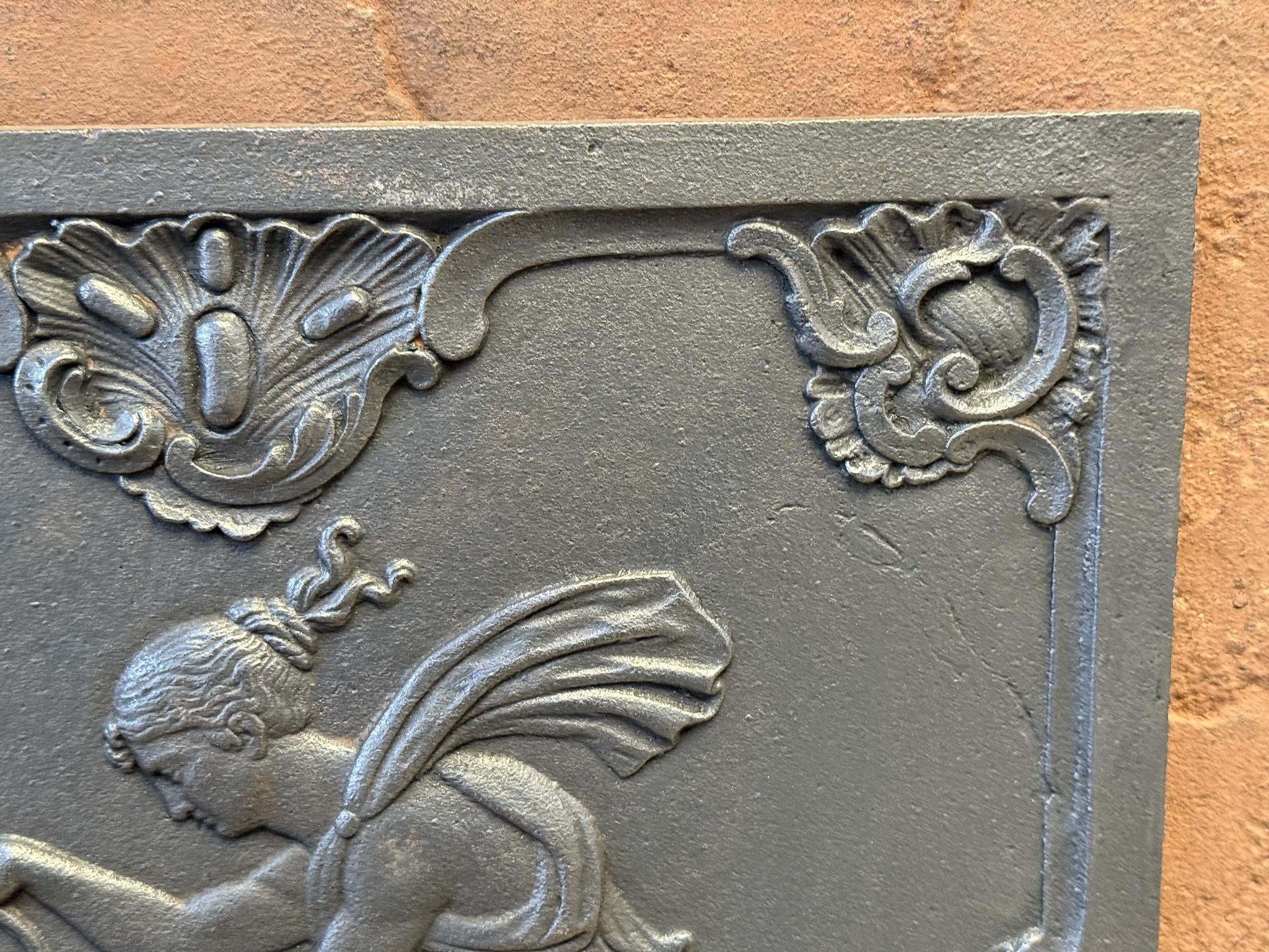 19th Century Napoleon III Period 'Viticulture' Fireback / Backsplash For Sale 3