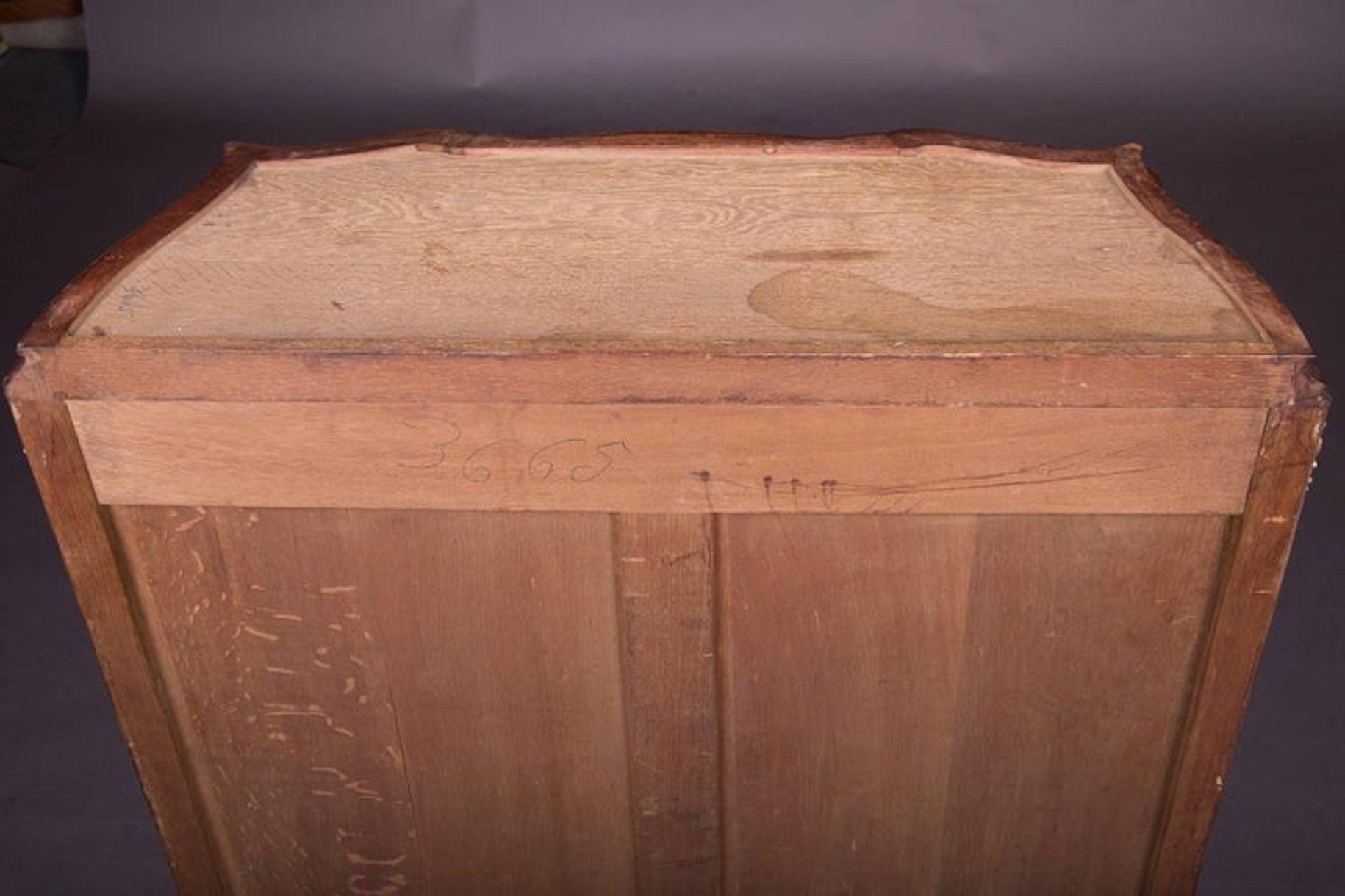 19. Jahrhundert Napoleon III Palisander geschwungenen Beinen Seite Kabinett Kommode im Angebot 2