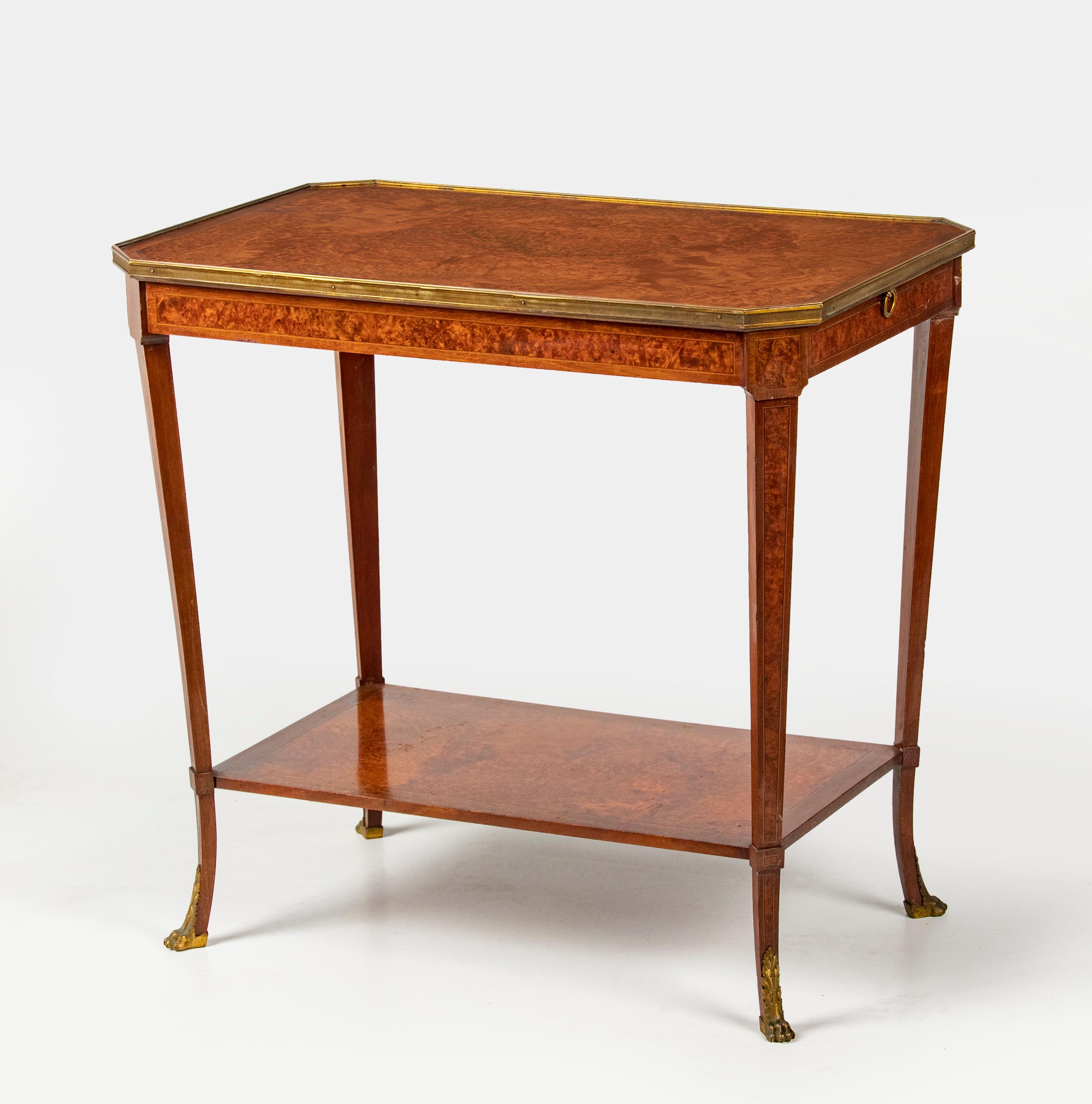 French 19th Century Napoleon III Side Table, Maison L'Escalier de Cristal Paris For Sale