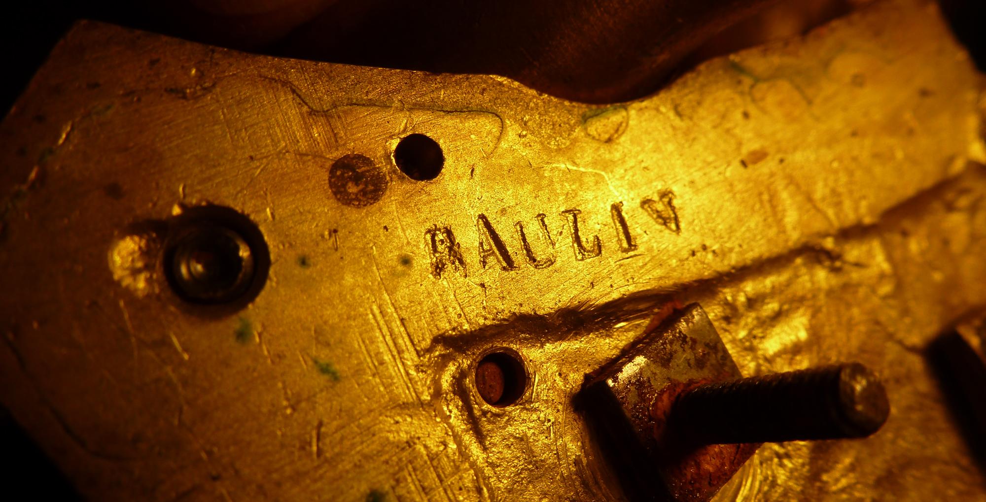 19th Century Napoleon III Signed Raulin Gilt Bronze French Chandelier 4