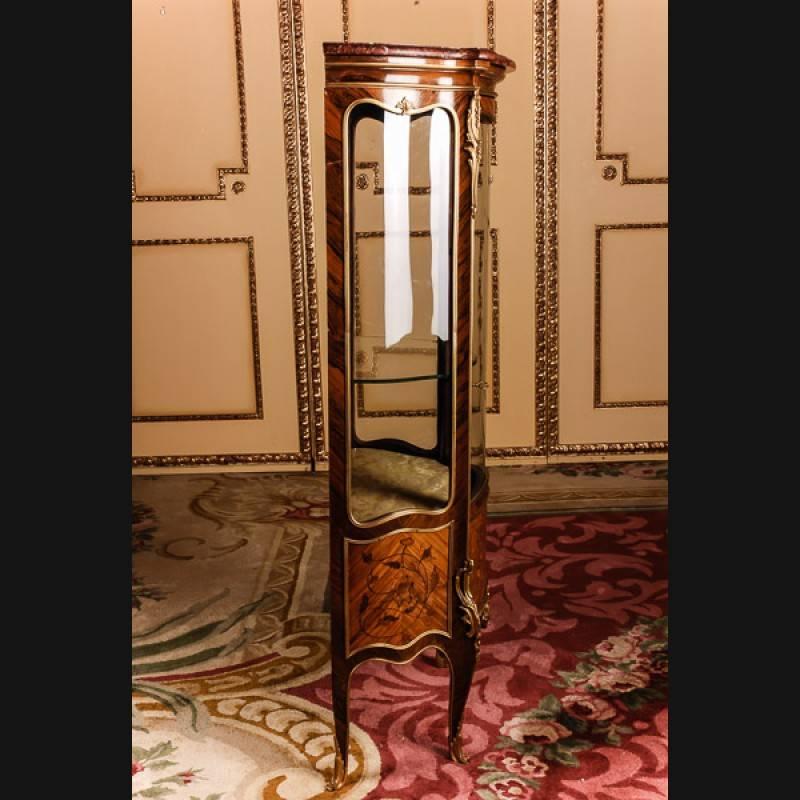 French 19th Century Napoleon III Style Bois-Satine Vitirne For Sale