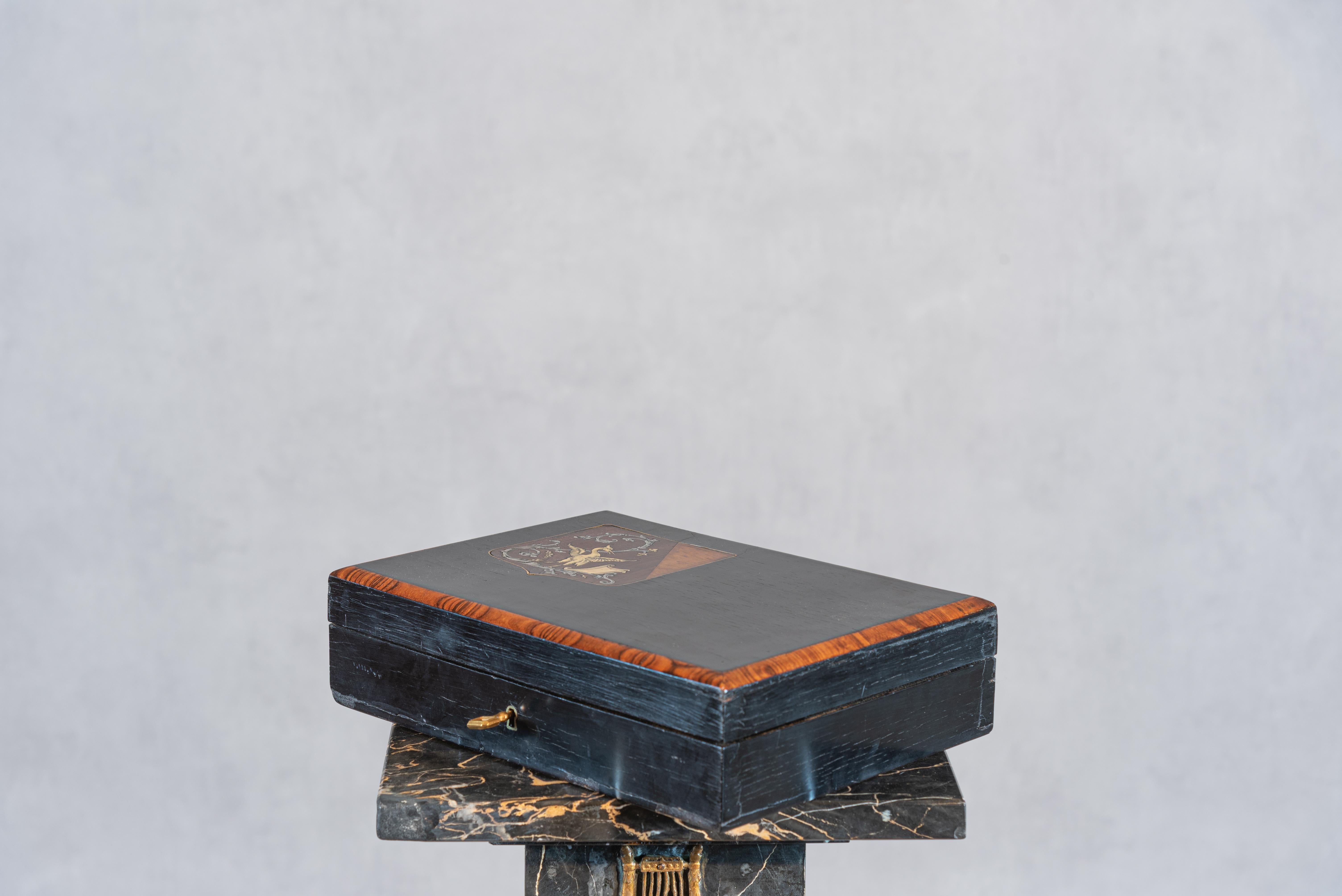 19th Century Napoleon III Style Box In Good Condition For Sale In San Antonio, TX