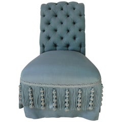 19th Century Napoleon III Tufted Back Chair