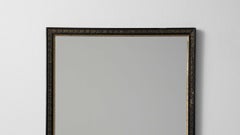 19th Century Napoleon III Wall Mirror, Black/Gold Wood Frame, France