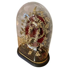 19th Century Napoleon III Wedding Glass Globe