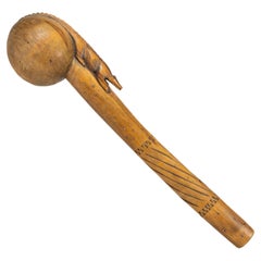 Antique 19th Century Native American Ball Headed Club