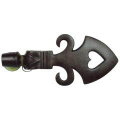 19th Century Native American Cast Iron Spontoon