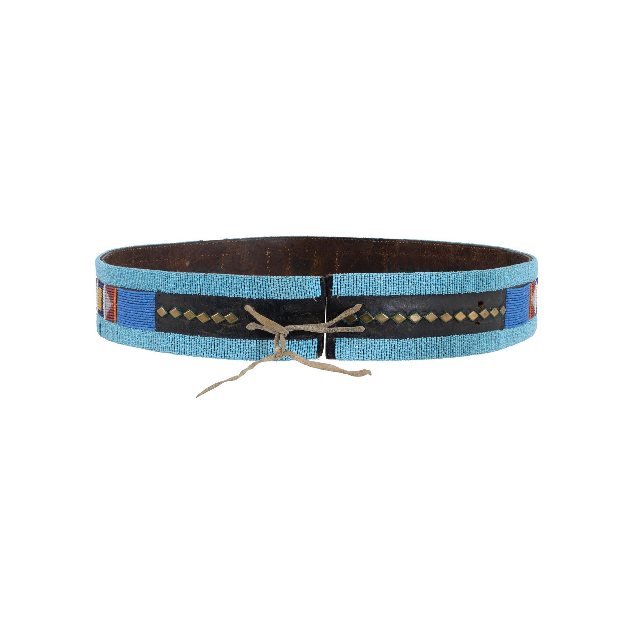 american indian beaded belts