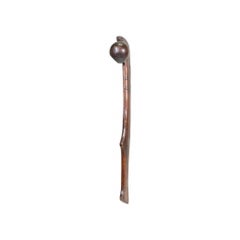 19th Century Native American Pictorial Ball Headed Club