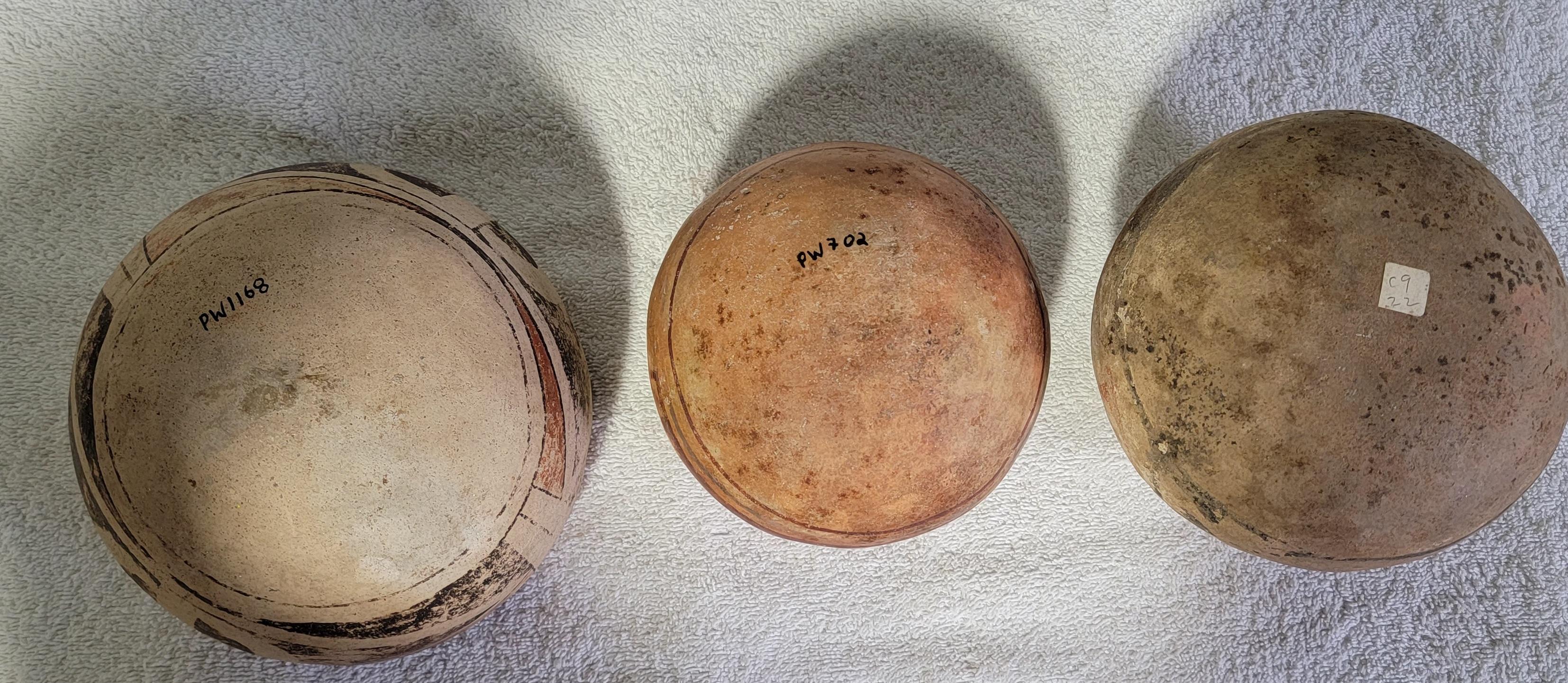 19th Century Native American Pottery Collection of 3 Pieces 4