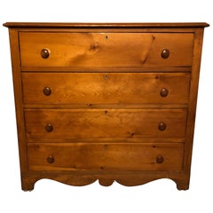 19th Century Natural Pine Dresser Chest of Drawers