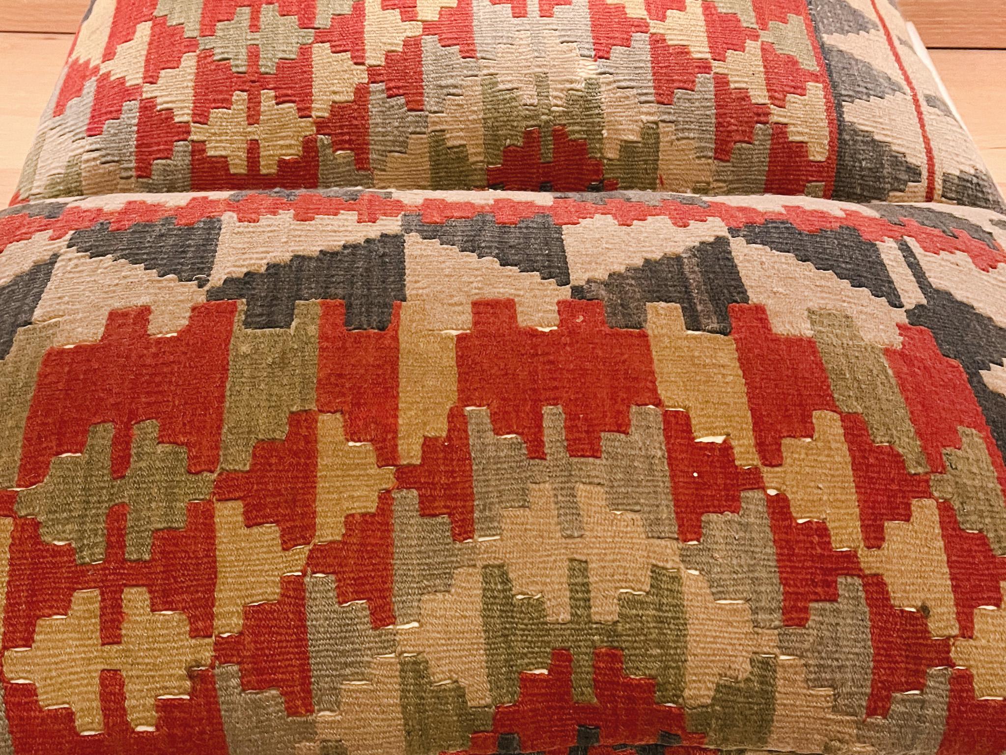 Americano Cuscini coperta Navajo del XIX secolo - una coppia in vendita