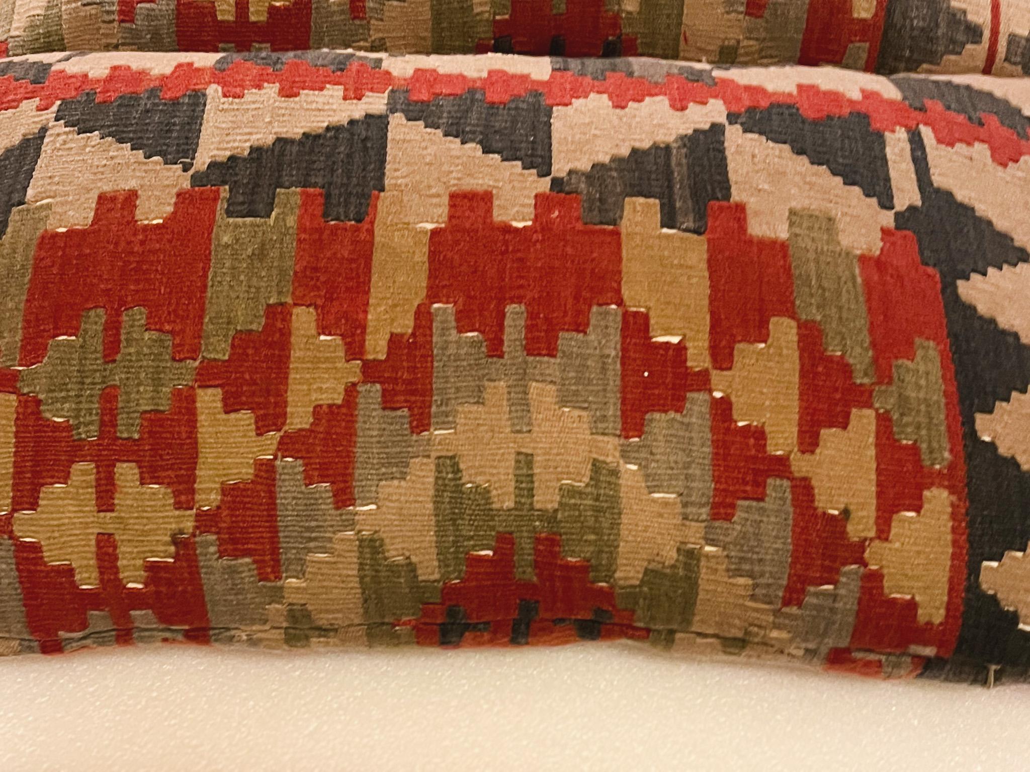 Tessuto a mano Cuscini coperta Navajo del XIX secolo - una coppia in vendita