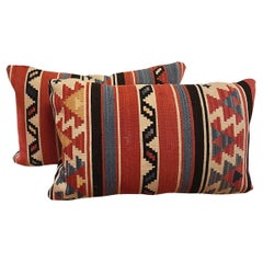 19th Century Navajo Blanket Pillows - a Pair