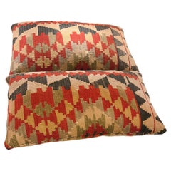 19th Century Navajo Blanket Pillows - a Pair