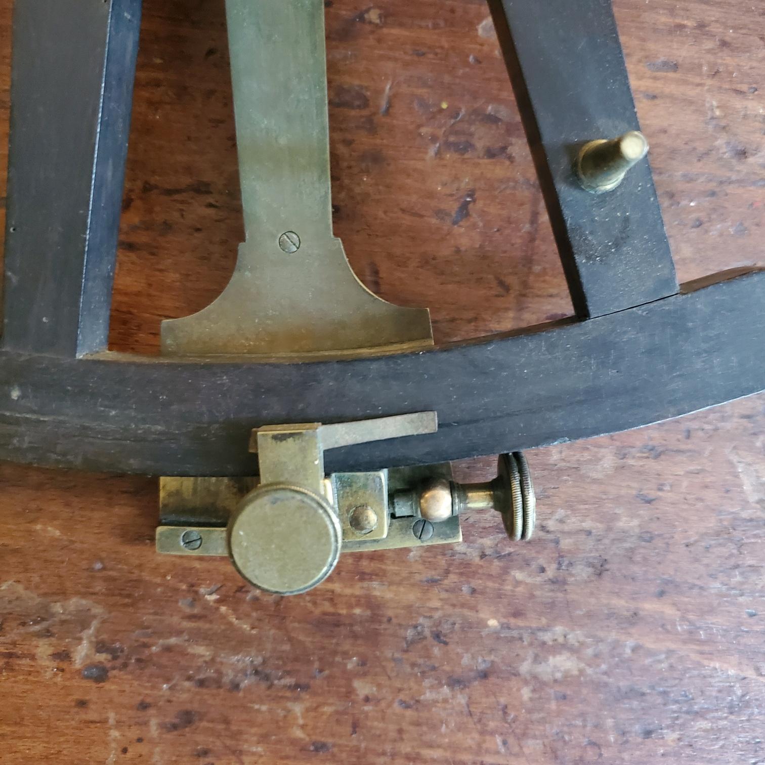 19th Century Naval Navigational Octant by Crichton 'London' in Original Case 3