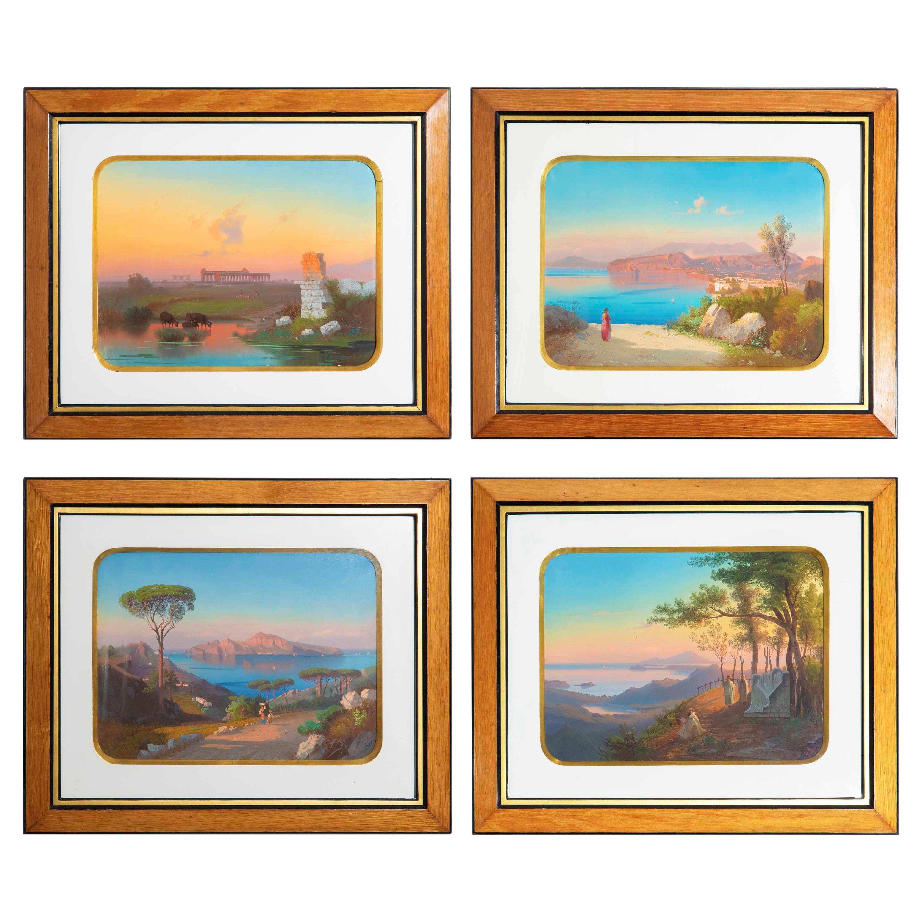 19th Century Neapolitan Grand Tour Paintings