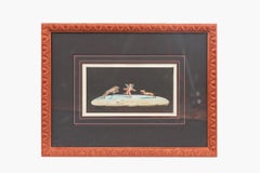 19th Century Neapolitan Pair of Paintings on Paper, in the School of Michaelange