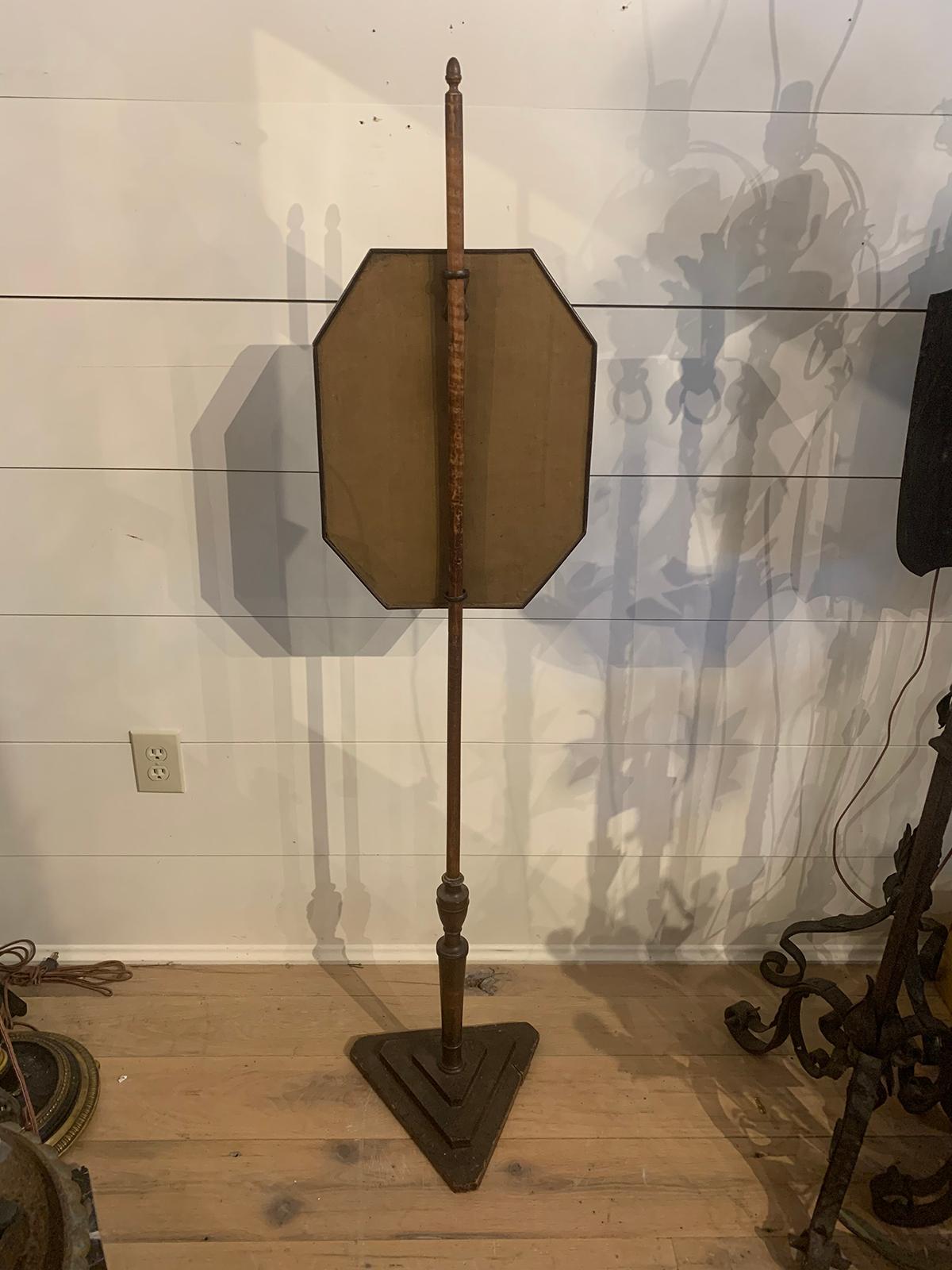 19th Century Needlepoint Pole Screen For Sale 13