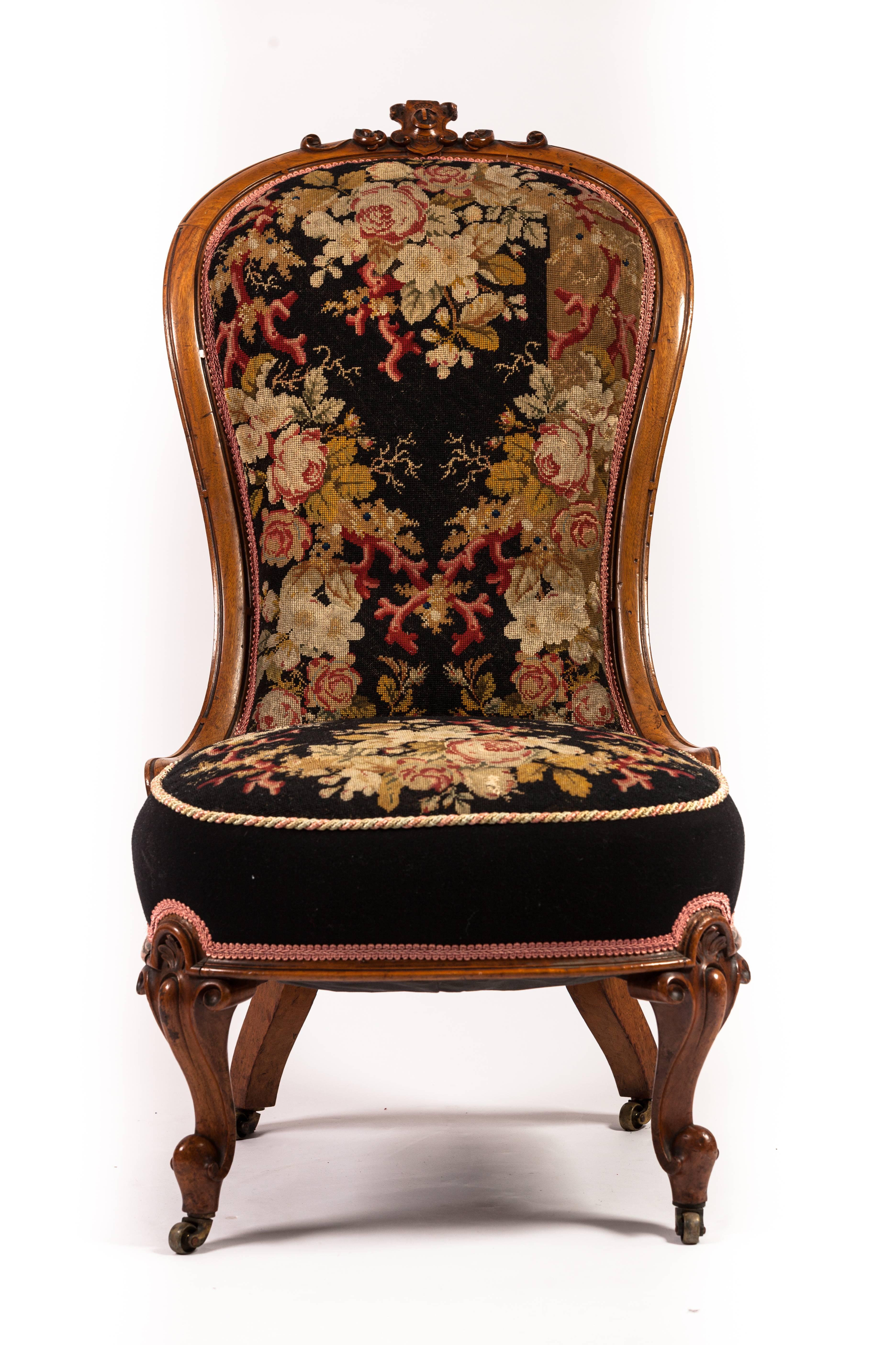 antique needlepoint chairs for sale