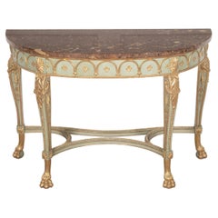 Table console néo-classique du 19e siècle