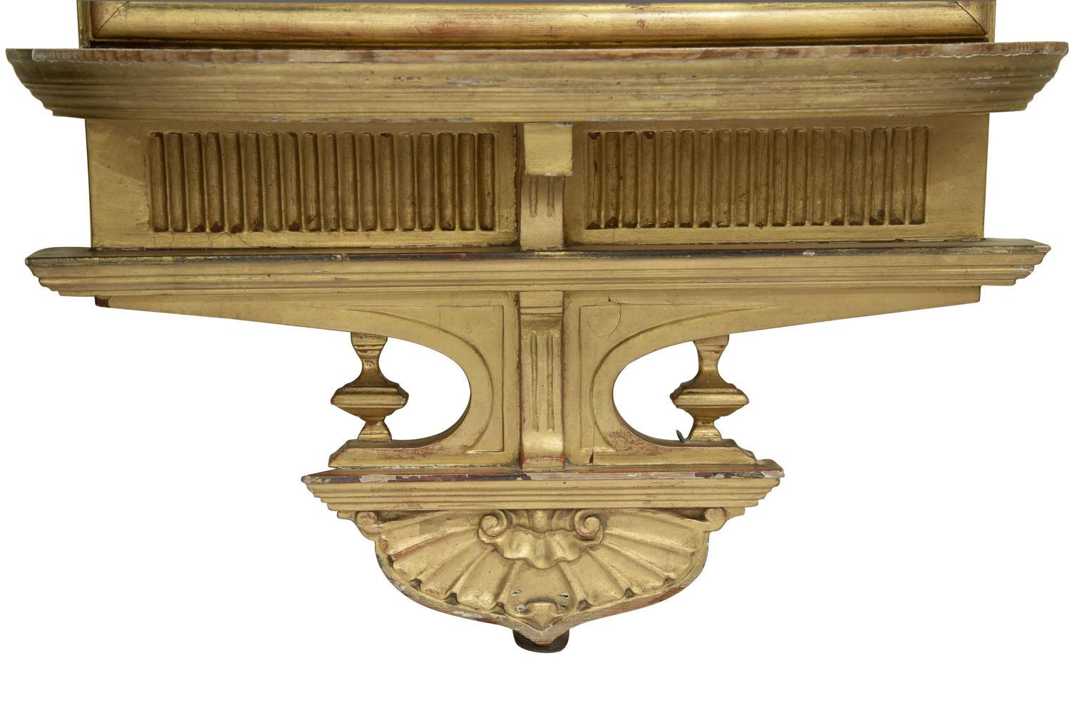 19th Century Neoclassical Gilded Pier Mirror 1