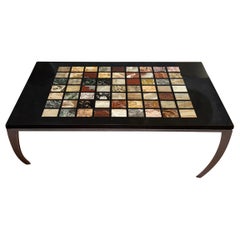 19th Century Neo Classical Grand Tour Specimen Table Top New Steel Artisan Base