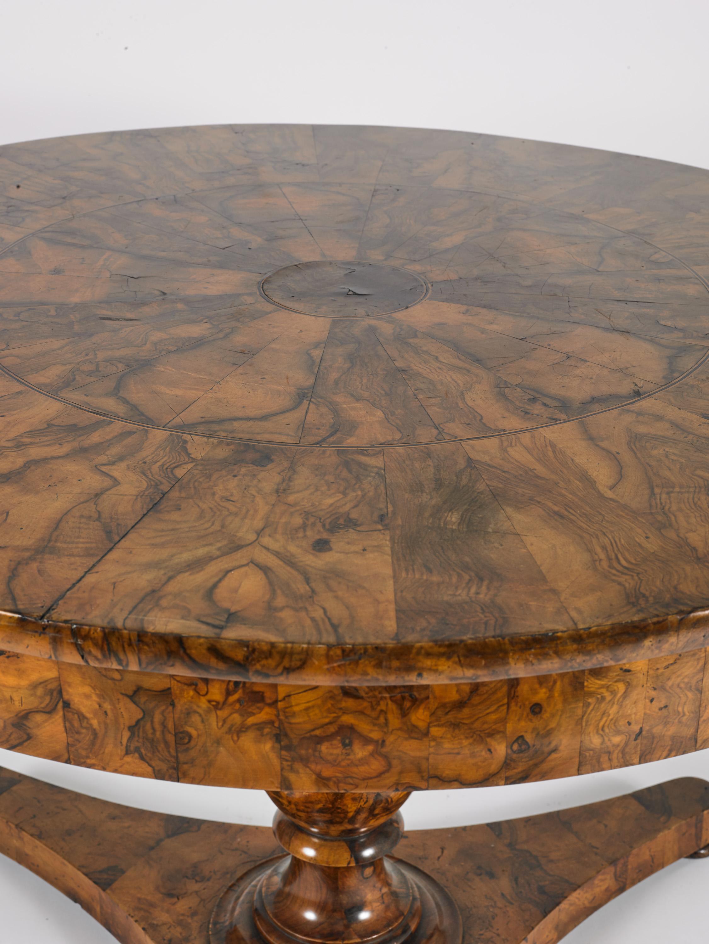 Neoclassical 19th Century Neo-Classical Round Center Table For Sale