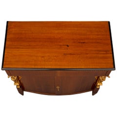 19th Century Neo-Classical St. Cherrywood, Fruitwood and Giltwood Cabinet