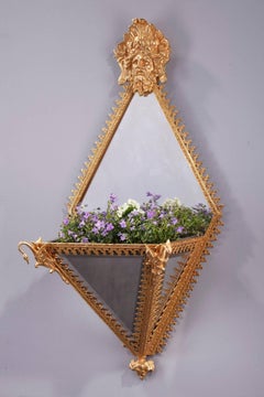 19th Century Neo-Gothic Antique Ormolu Planter Jardinière