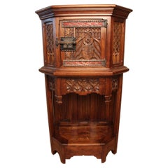 Antique 19th Century Neo-Gothic Dressoir After a Model from the Museum of Decorative Ar