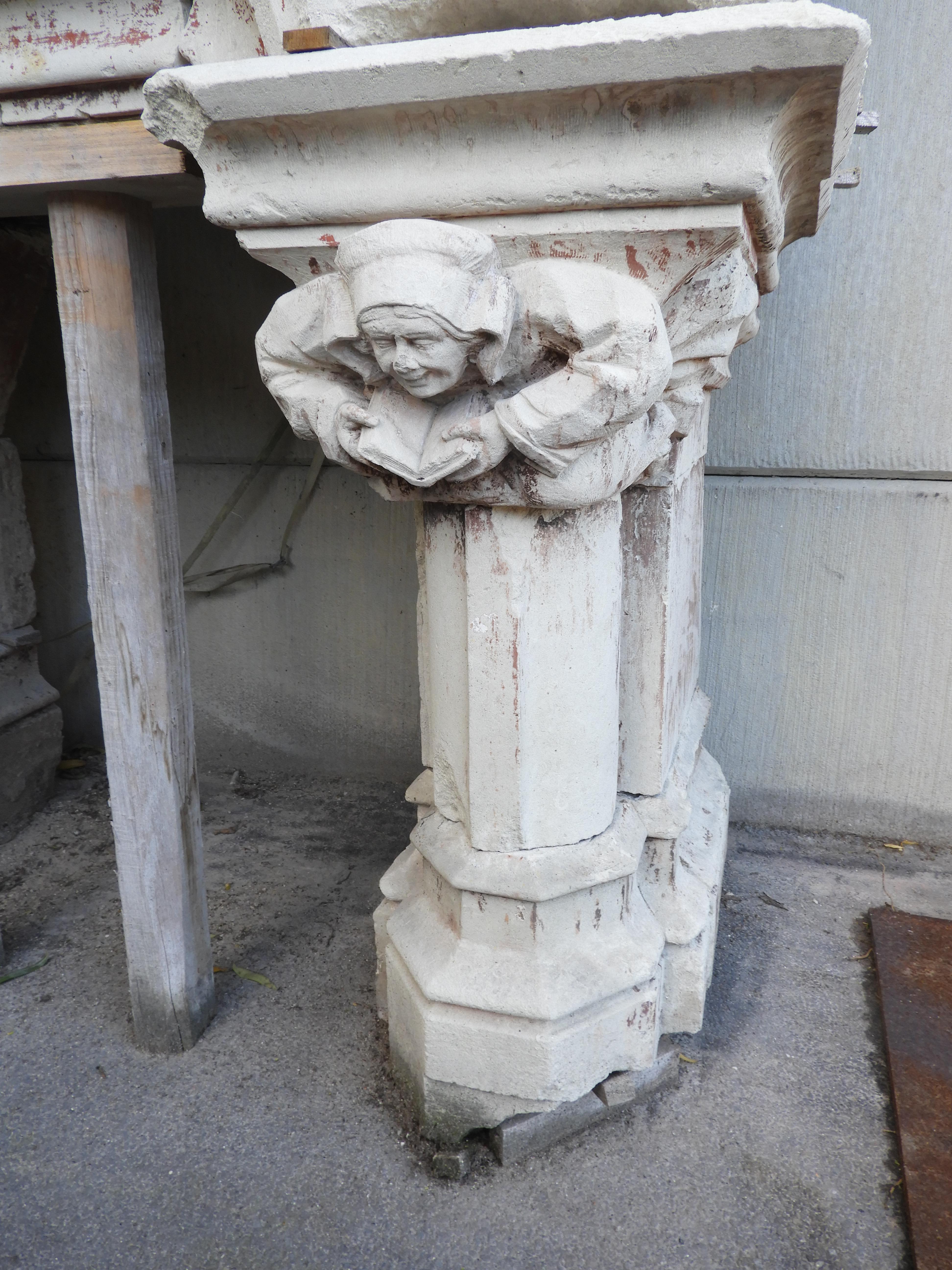 19th Century Neo Gothic Fireplace from Wine Estate For Sale 3