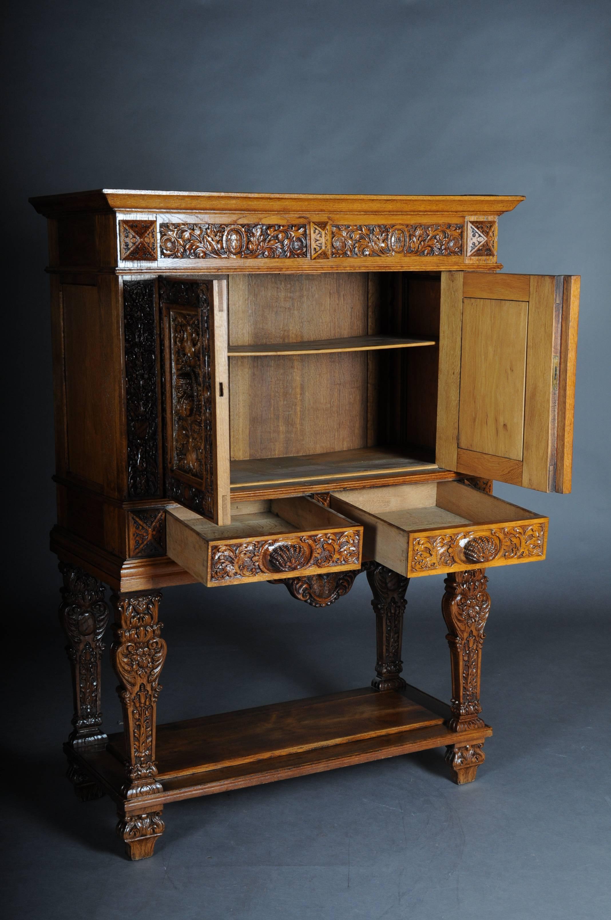 Renaissance Revival 19th Century Neo-Renaissance Cabinet Closet For Sale