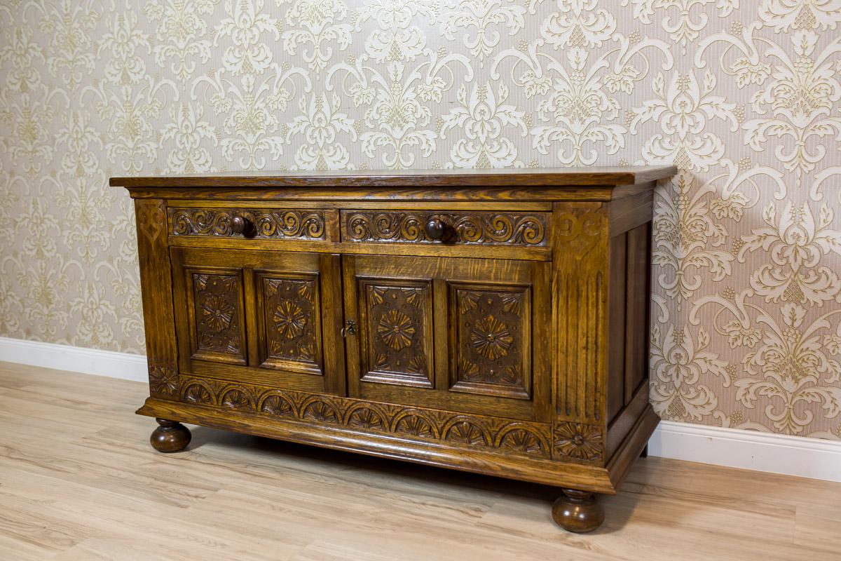 Renaissance Revival 19th Century Neo-Renaissance Oak Cabinet or Sideboard