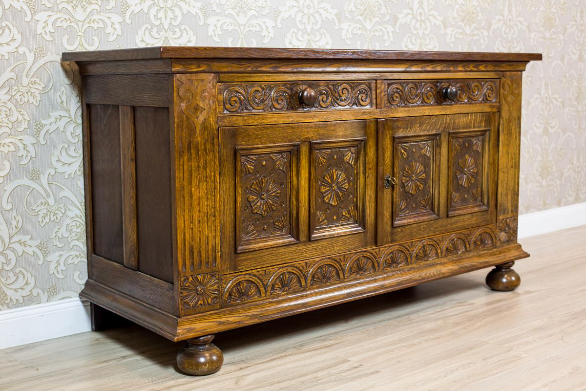 European 19th Century Neo-Renaissance Oak Cabinet or Sideboard