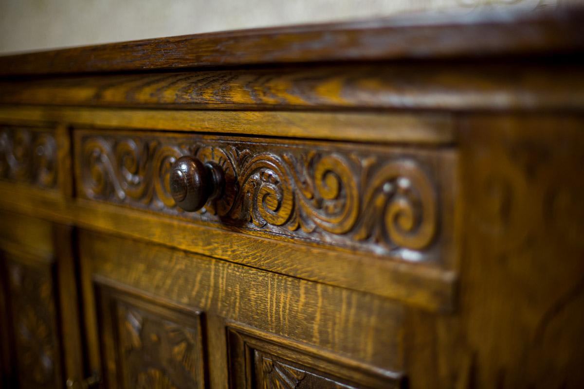 19th Century Neo-Renaissance Oak Cabinet or Sideboard 4