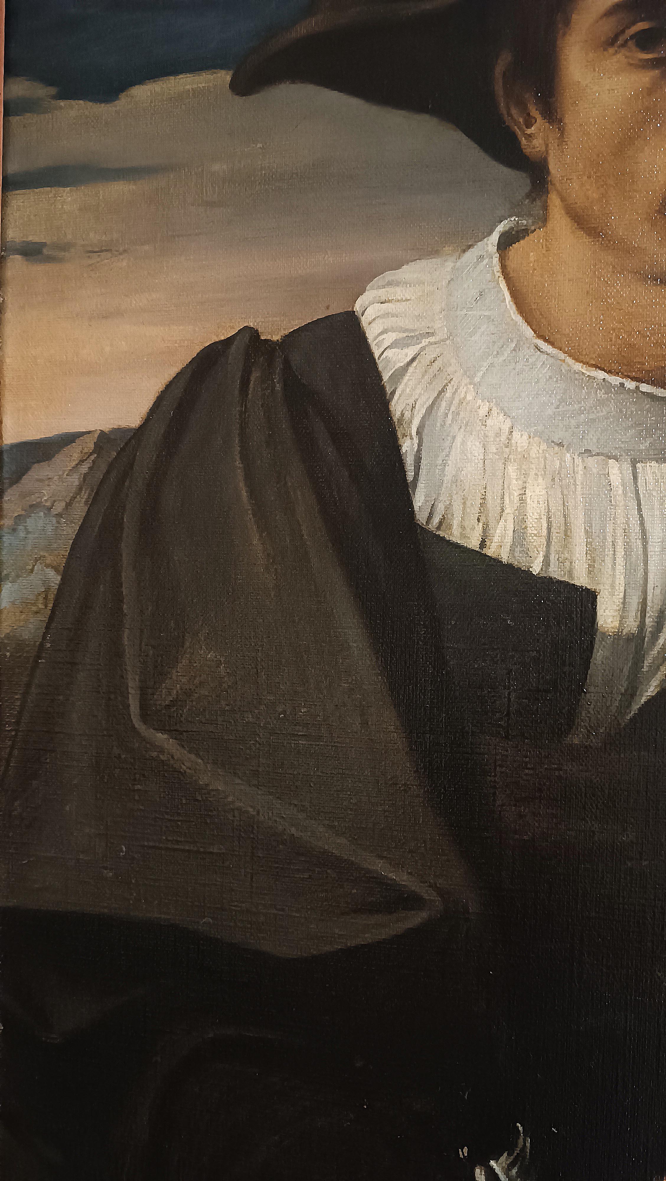 19th CENTURY NEO-RENAISSANCE PORTRAIT OF A YOUNG MAN For Sale 3
